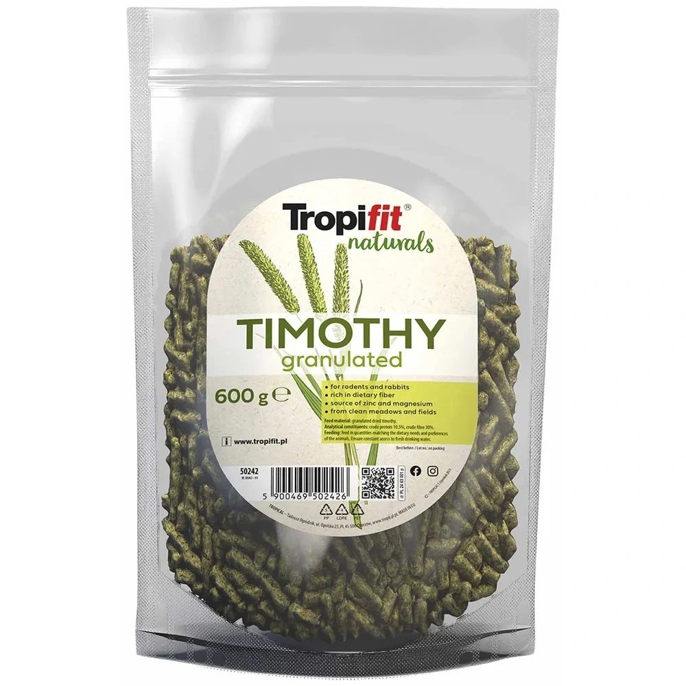 Tropifit Naturals Timothy Granulat 600 g